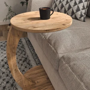 Masa cafea laterala pe roti atlantic