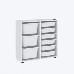 dulap mobigo organizator 9 cosuri alb