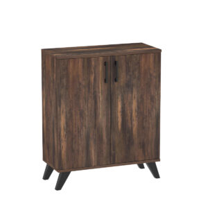 dulap 4 rafutri 2 usi maro inchis